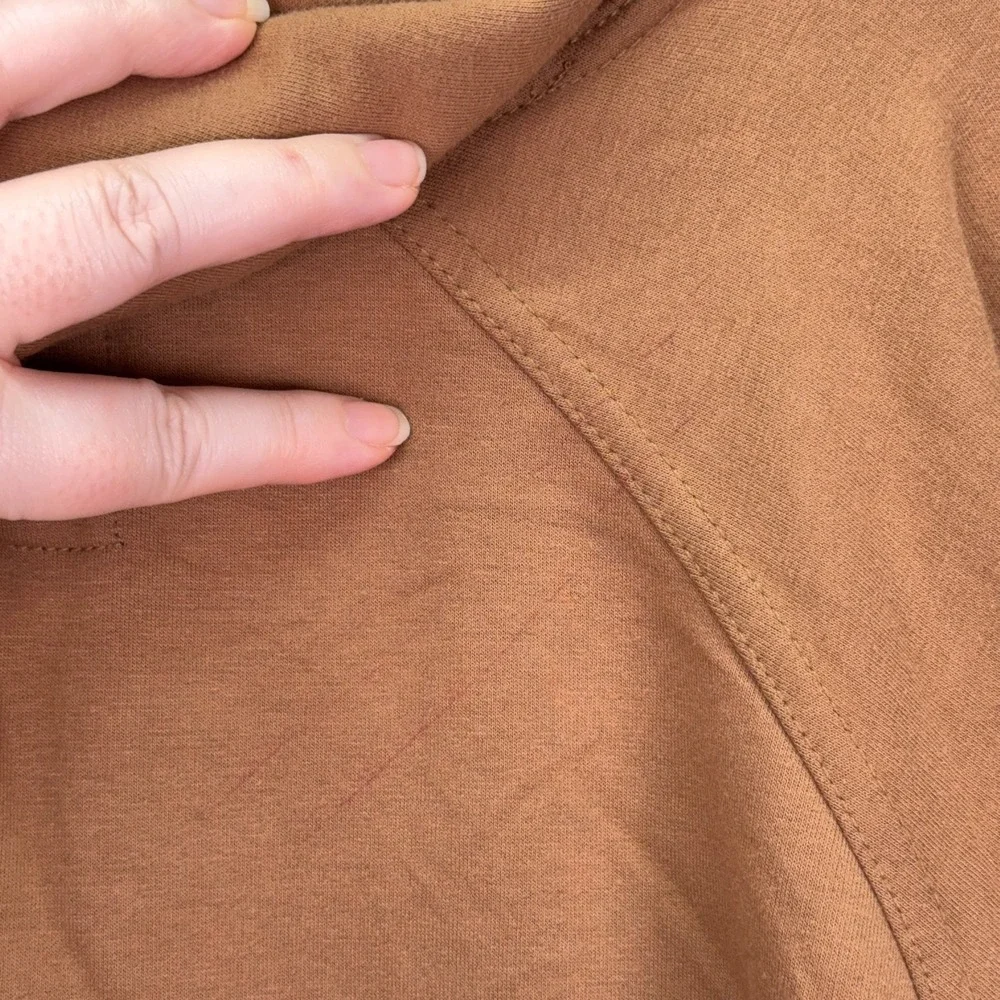 American Eagle Hoodie Mens XXL Brown Fleece Pullover‎ Hooded Sweatshirt Lounge